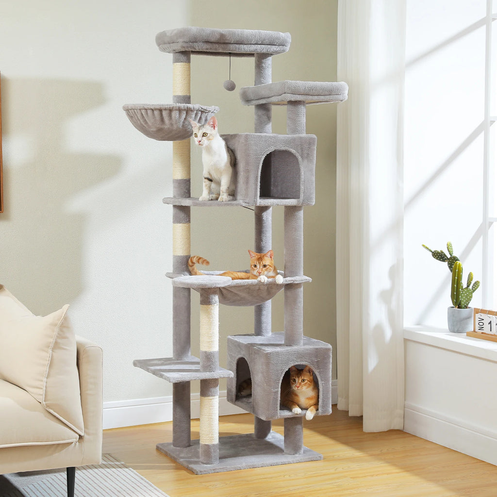 Large Multi-Level Cat Tree Tall Tower