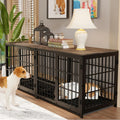 Furniture Style Dog Crate Kennel 3 Doors