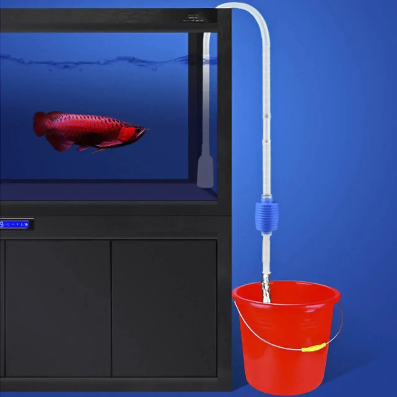 Semi-automatic Aquarium Vacuum Water Changer with Pump