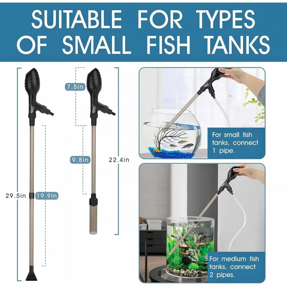 Small Gravel Vacuum for Aquarium 80GPH
