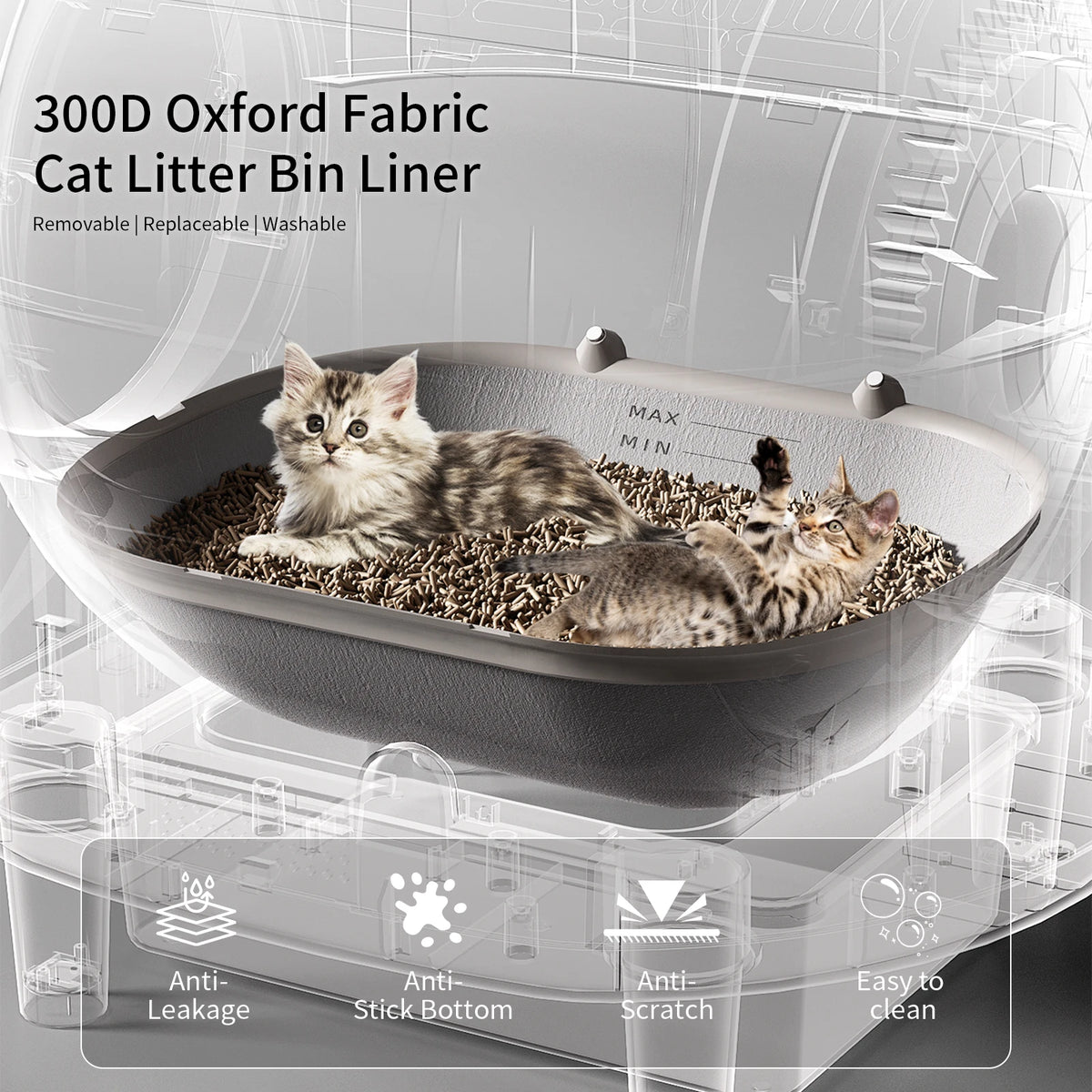 Stylish Self Cleaning Automatic Cat Litter Box