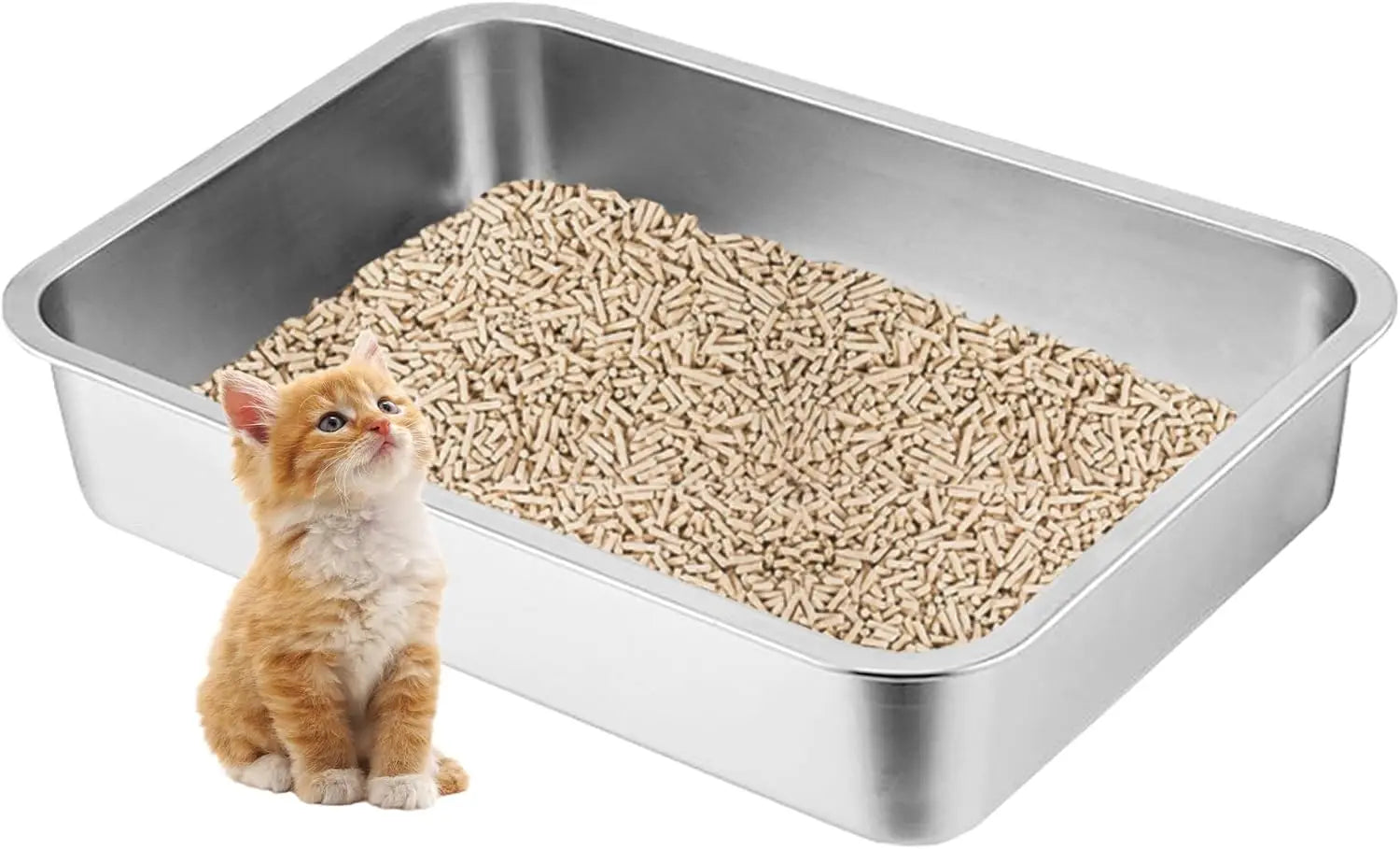 Stainless Steel Litter Box for Small Animals