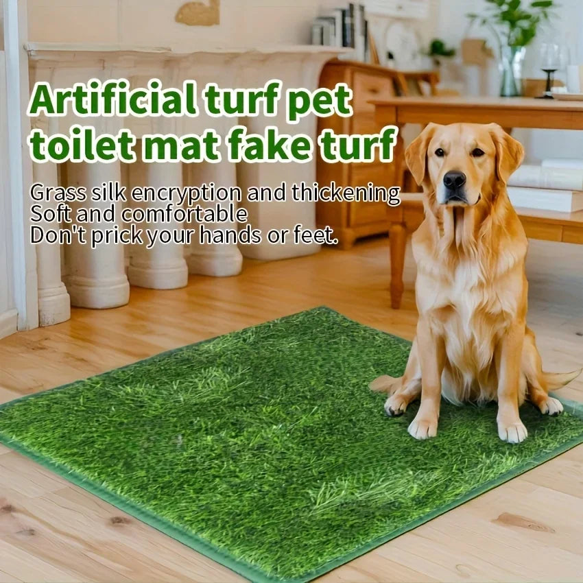 Simulation Lawn Toilet Training Mat Washable