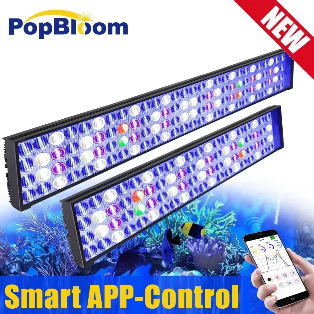 WiFi App Controlled Full Spectrum LED Aquarium Light