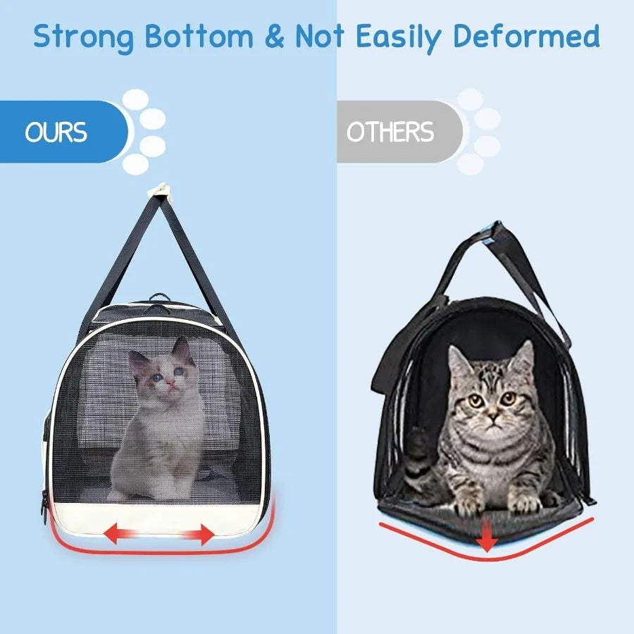 Pet Dog Cat Carrier for Pets Under 25 lbs