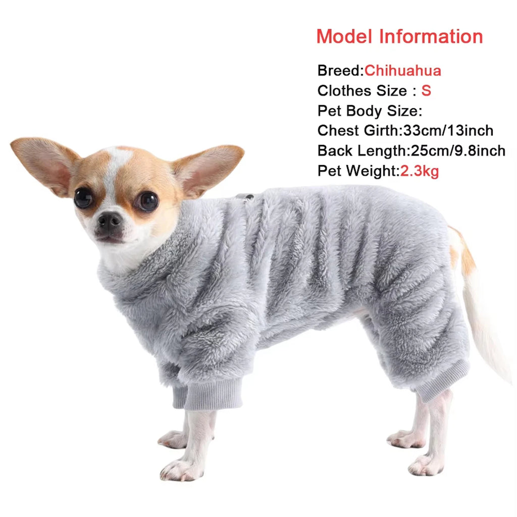 Winter Warm Pet Dog Cat Clothes Flannel