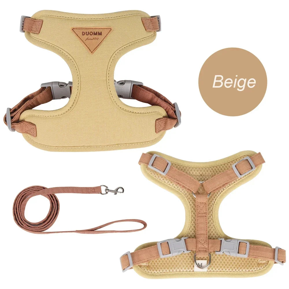 Cat Puppy Outdoor Walking Pet Harness and Leash Set