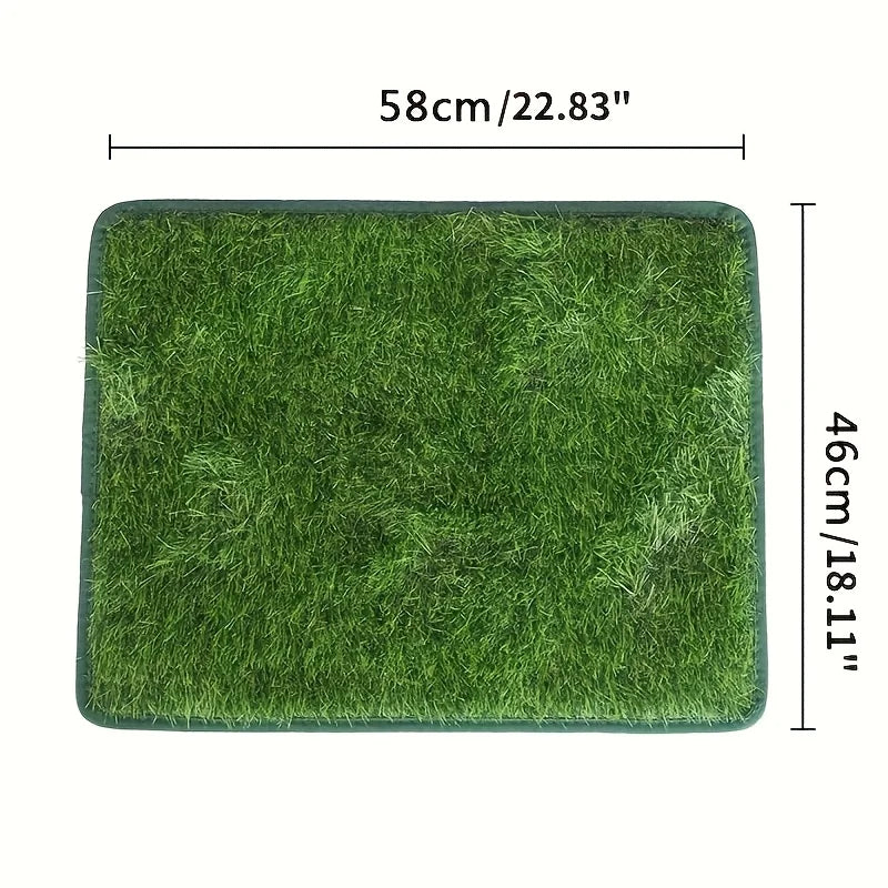 Simulation Lawn Toilet Training Mat Washable
