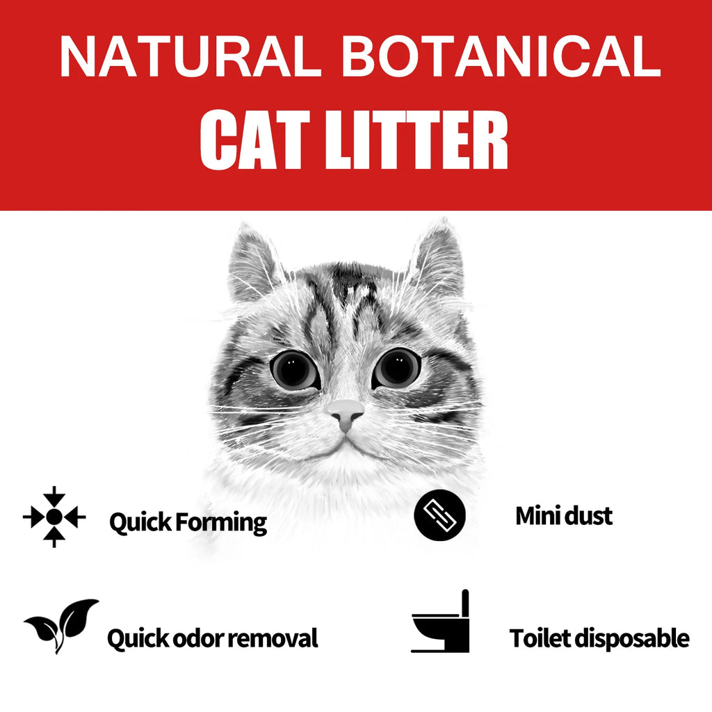 33lbs Tofu Cat Litter Natural Botanical