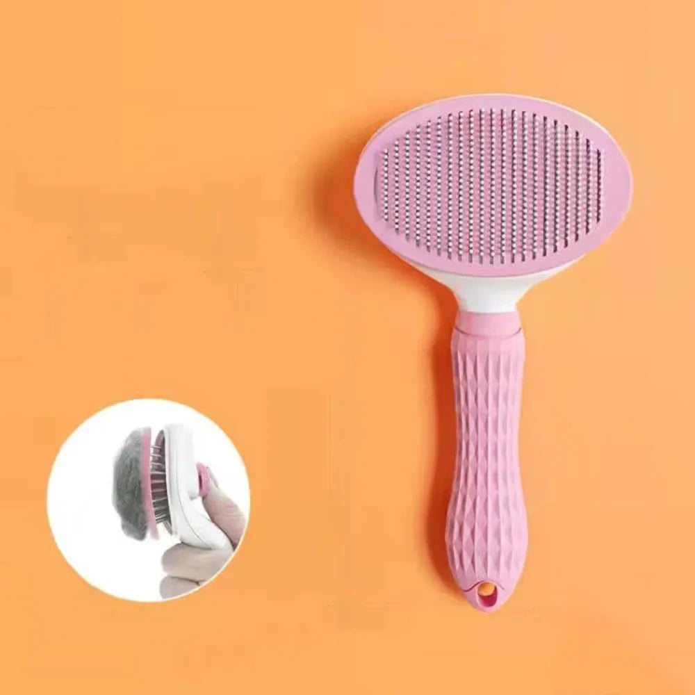 Pet Dog Cat Steel Grooming Hair Brush