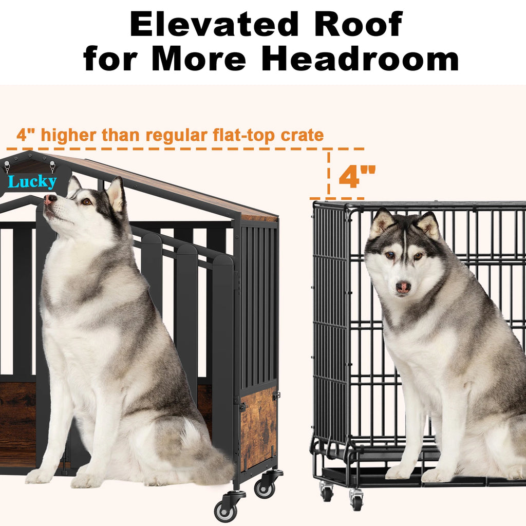 31"/41"/48“ XL Heavy Duty Dog Crate