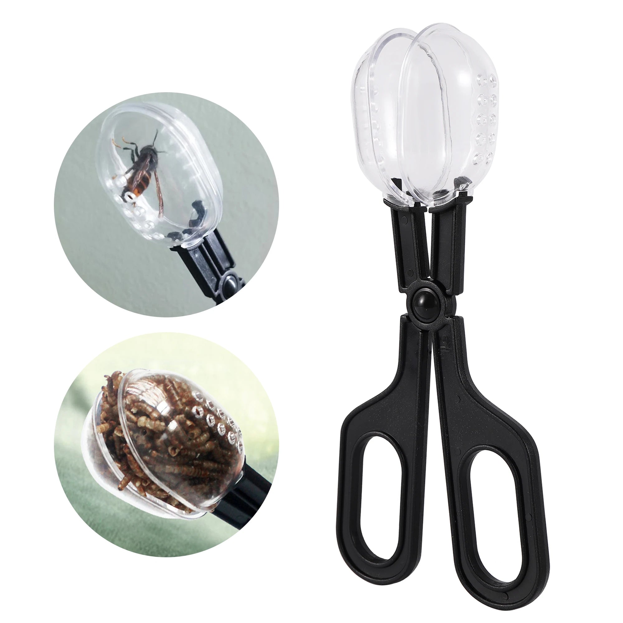 Plastic Tongs Tweezers Lizard Snake Feeding Tool