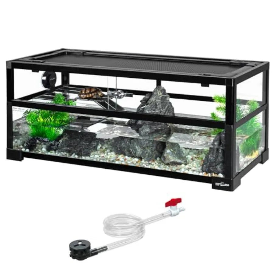 18 Gallon Turtle Tank Aquarium 30×12×12