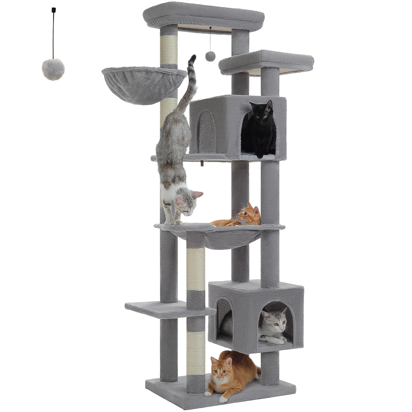 Large Multi-Level Cat Tree Tall Tower