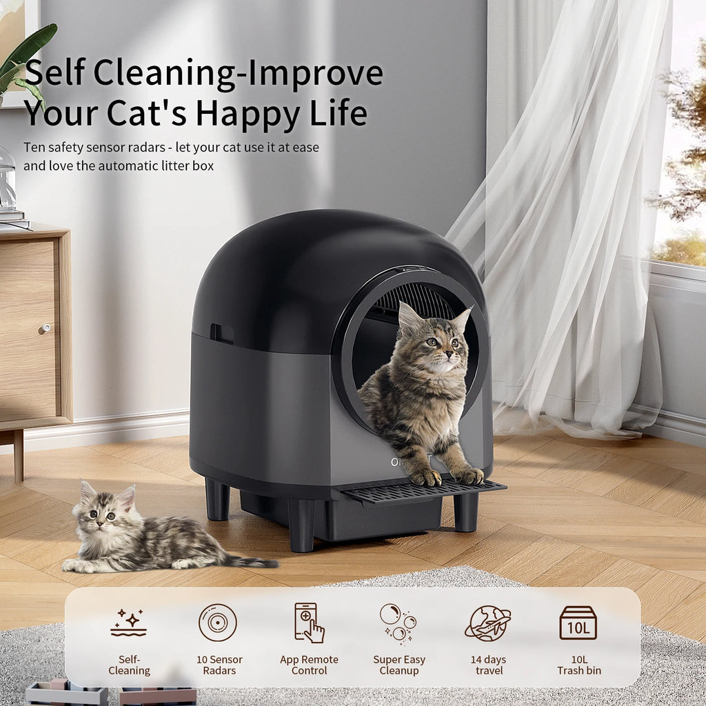 Stylish Self Cleaning Automatic Cat Litter Box