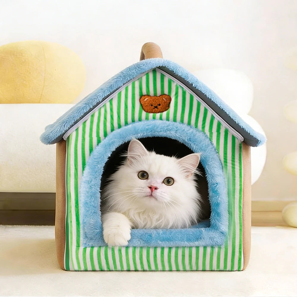 Foldable Washable Pet Cat House