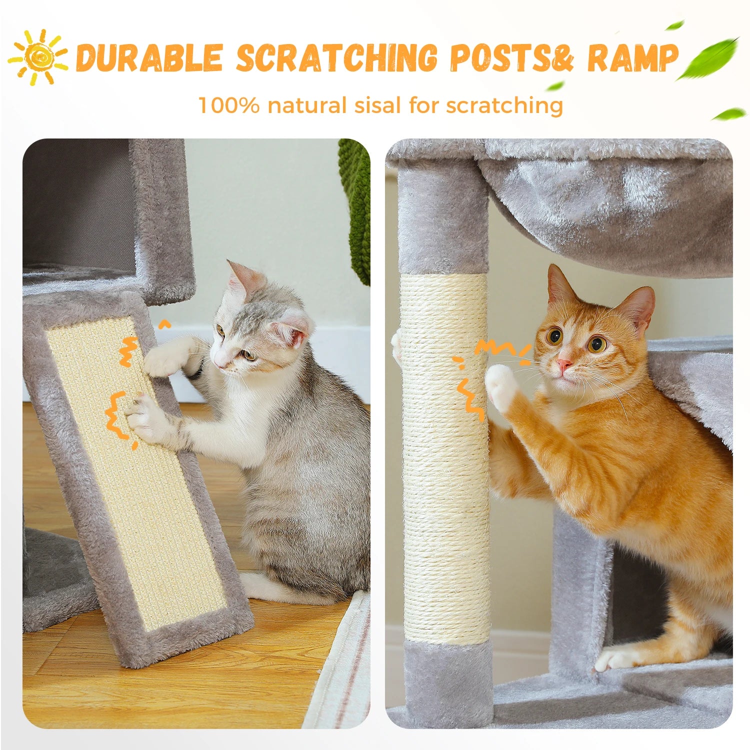 Large Cat Tree Tower for Indoor Cats