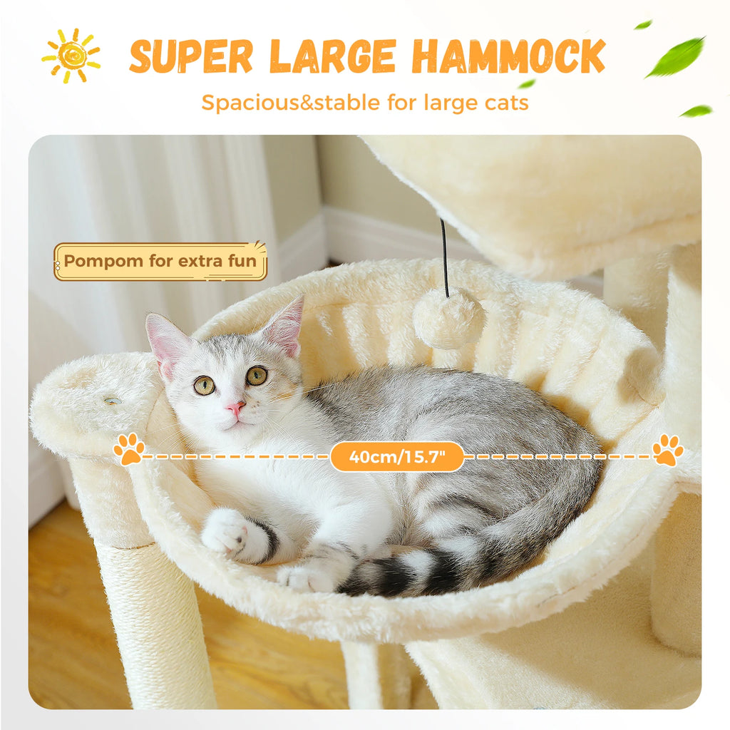Large Cat Tree Tower for Indoor Cats