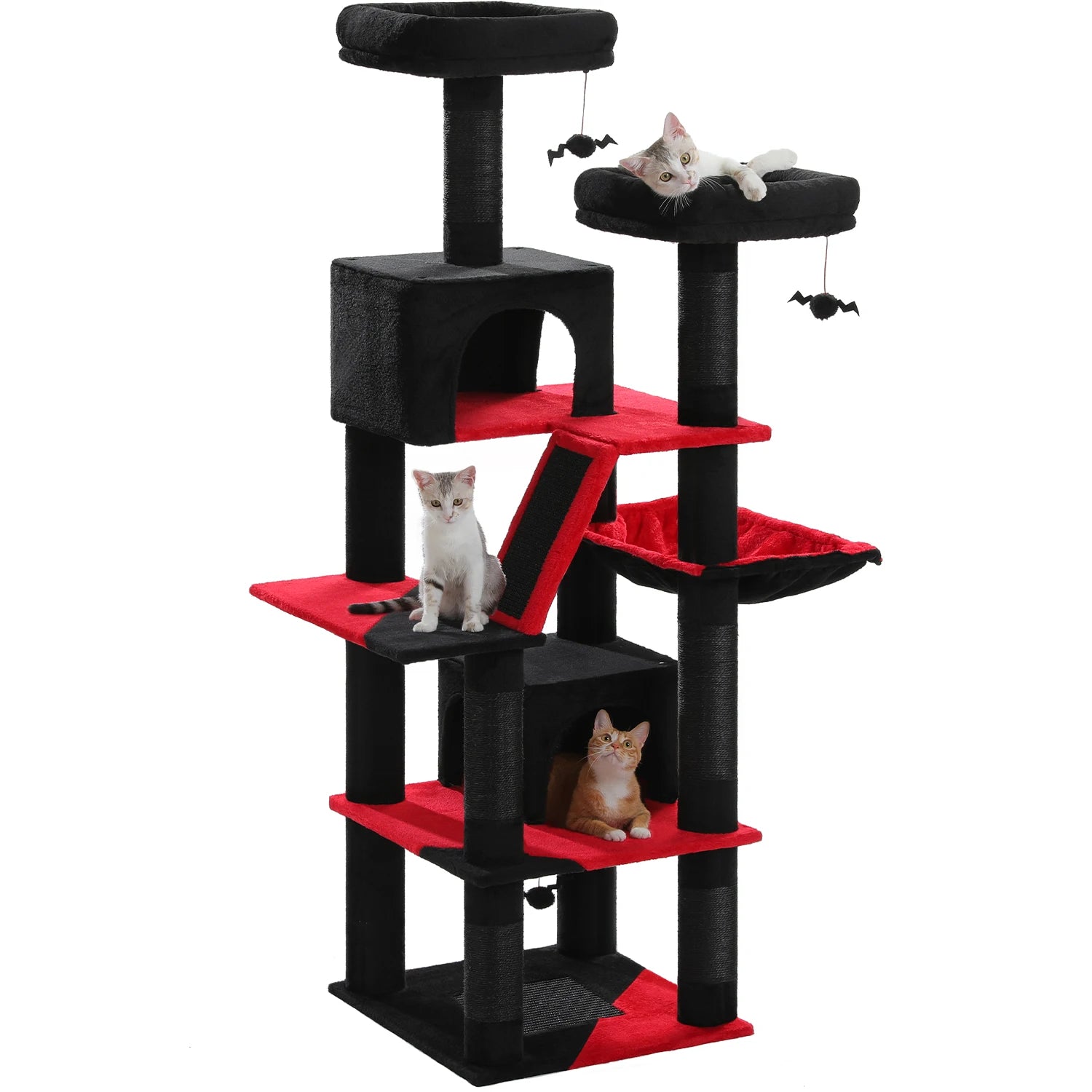 Large Multi-Level Cat Tree Tall Tower