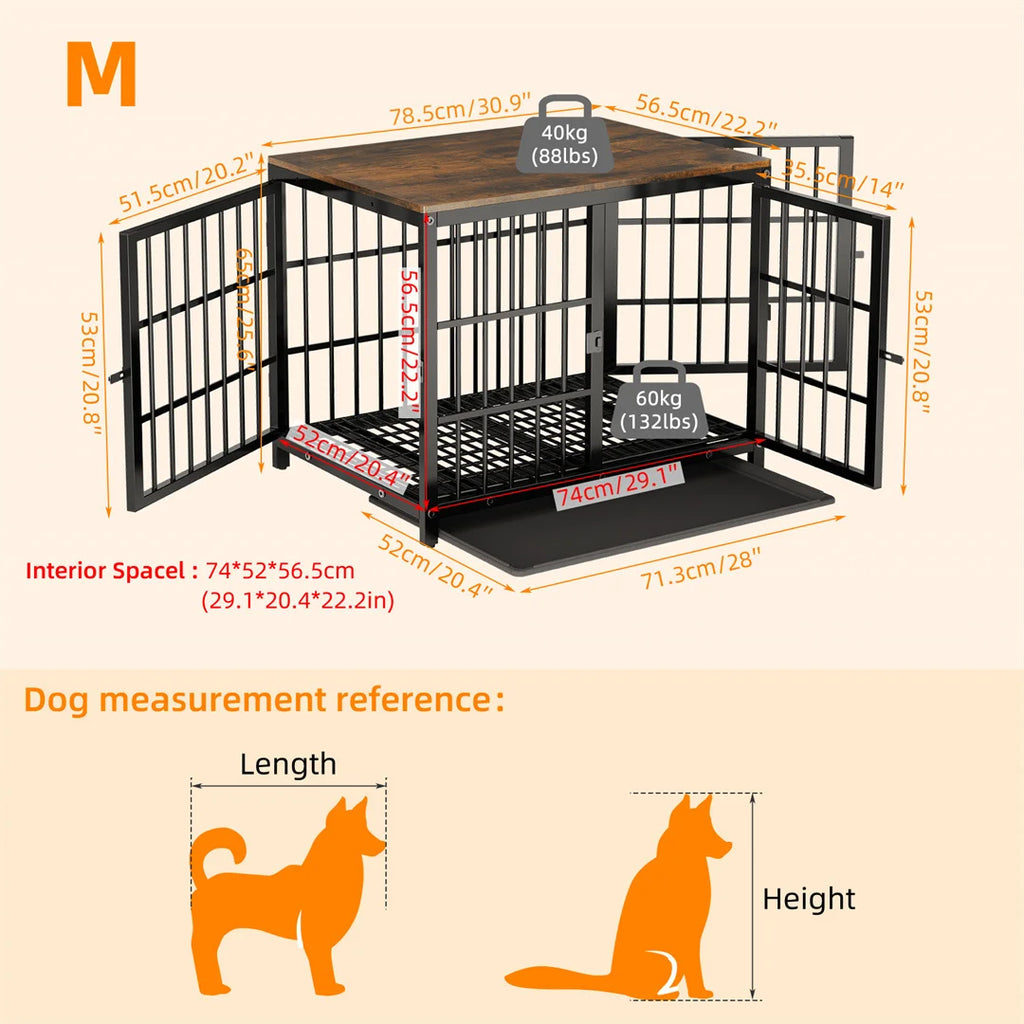 Furniture Style Dog Crate Pet Kennel