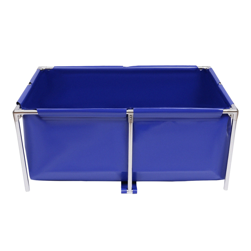 Aquarium Fish Tank Canvas Blue Cuboid Above Ground Pond