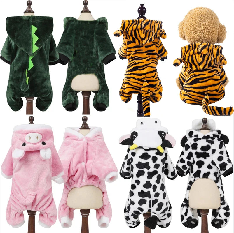 Pet Dog Cat Fleece Clothing Multiple Styles