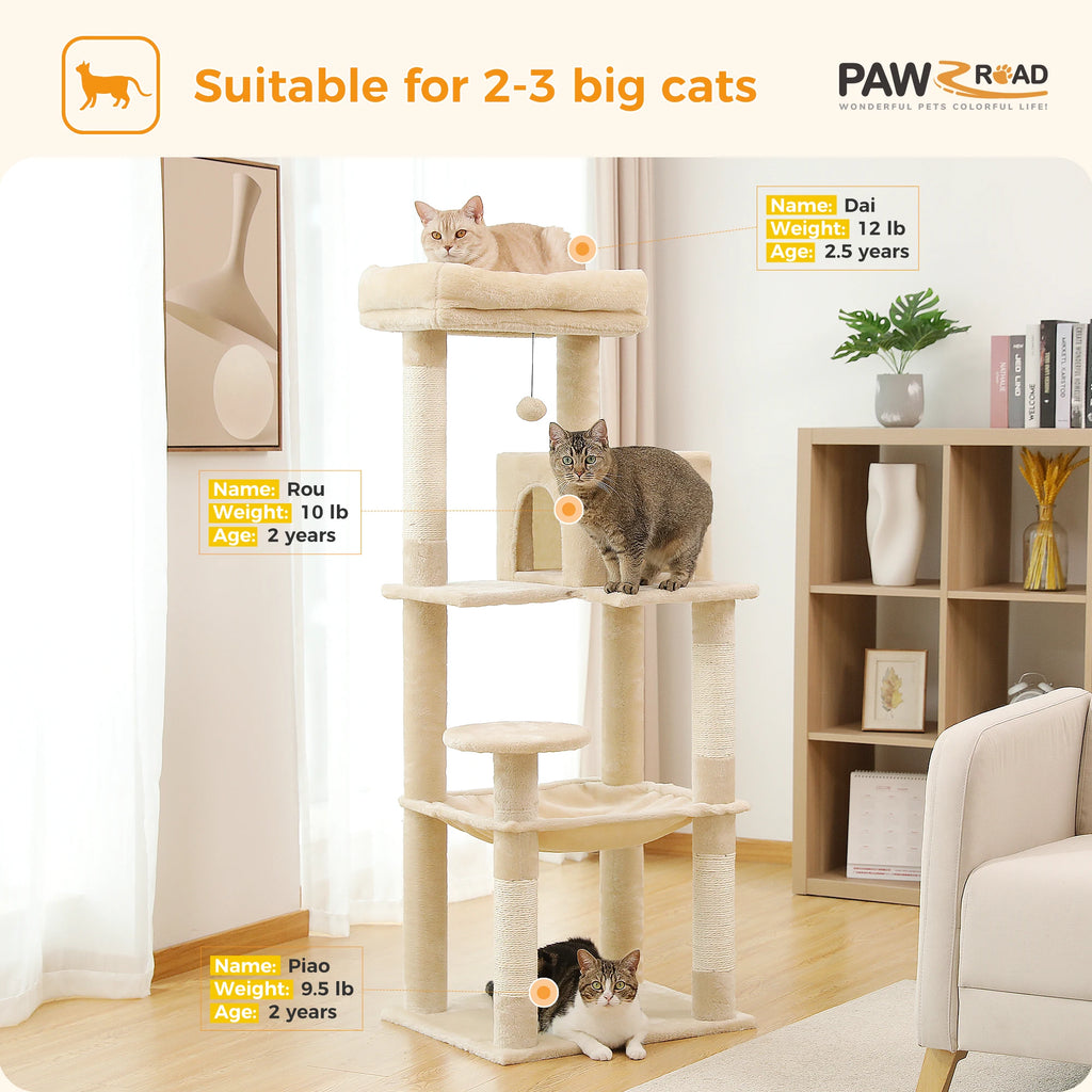 5-Level Cat Tree for Indoor Cats