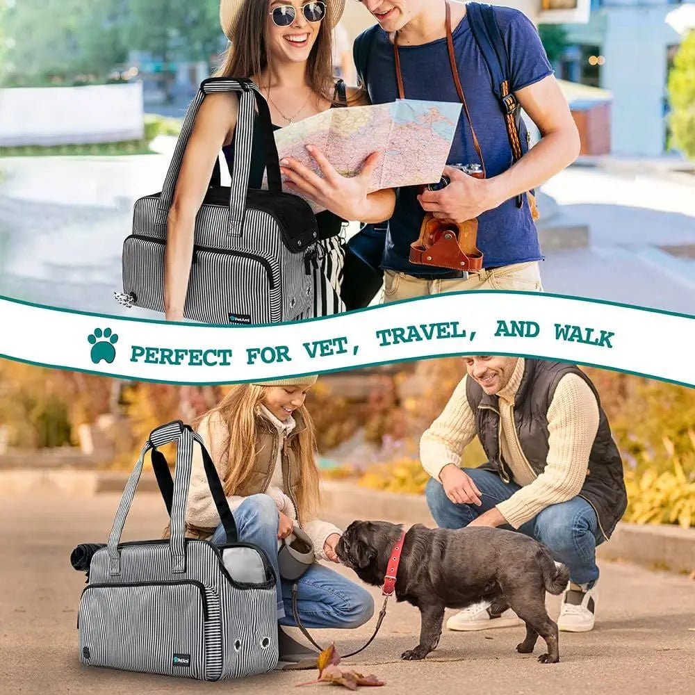 Small Pet Purse Carrie Bag with Pockets