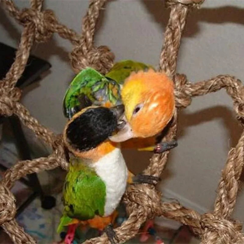 Bird Climbing Net Swing Rope 15.75 x 15.75 in