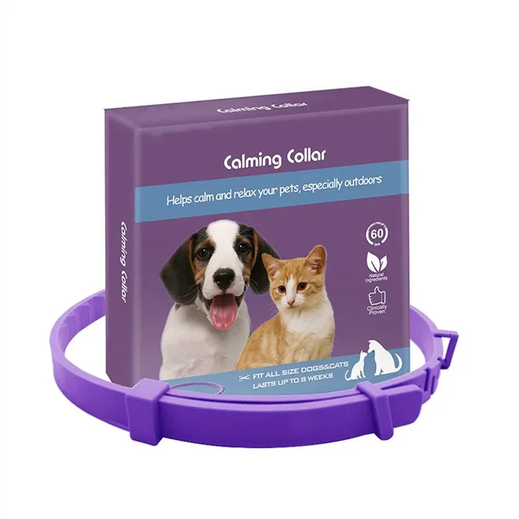 Dog Cat Adjustable Calming Pheromone Collar