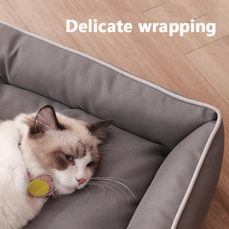 Four Season Rectangle Waterproof Pet Bed