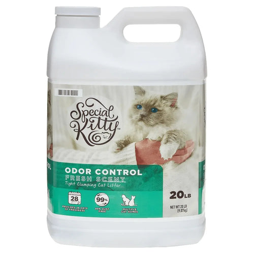 4-Pack Clumping Clay Cat Litter Fresh Scent