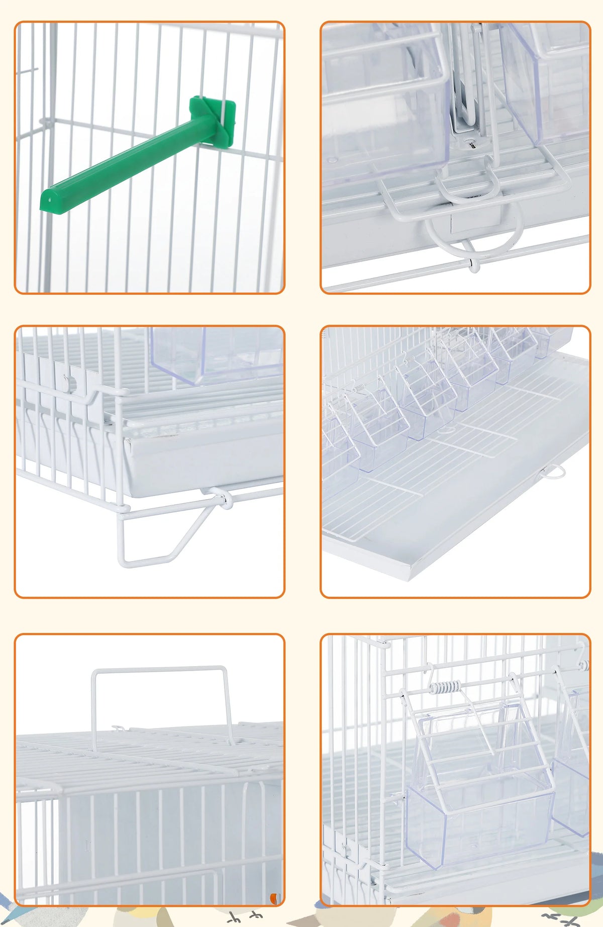 23'' Stackable Breeding Flight Bird Cage