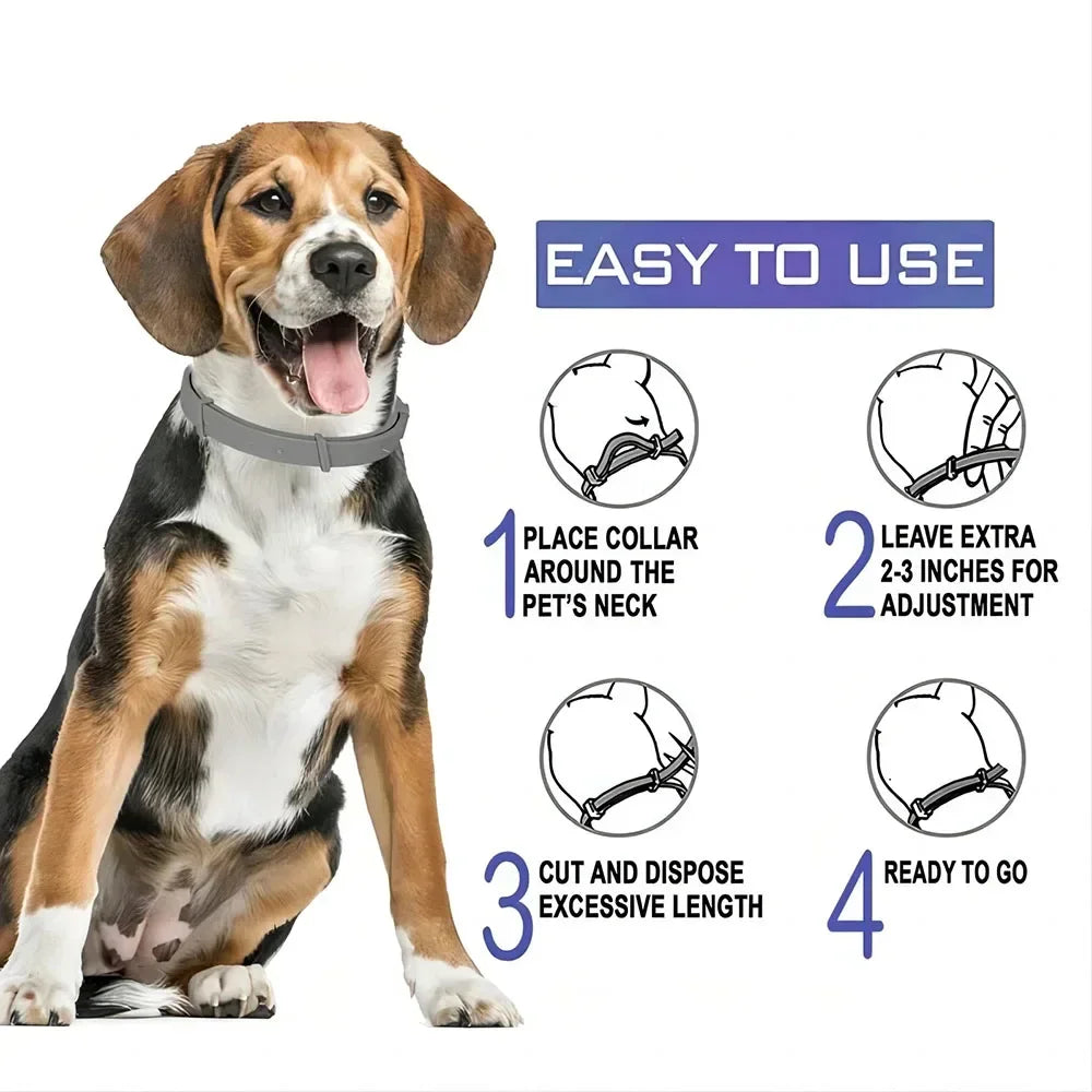 Adjustable Plastic Dog Cat Collar Waterproof