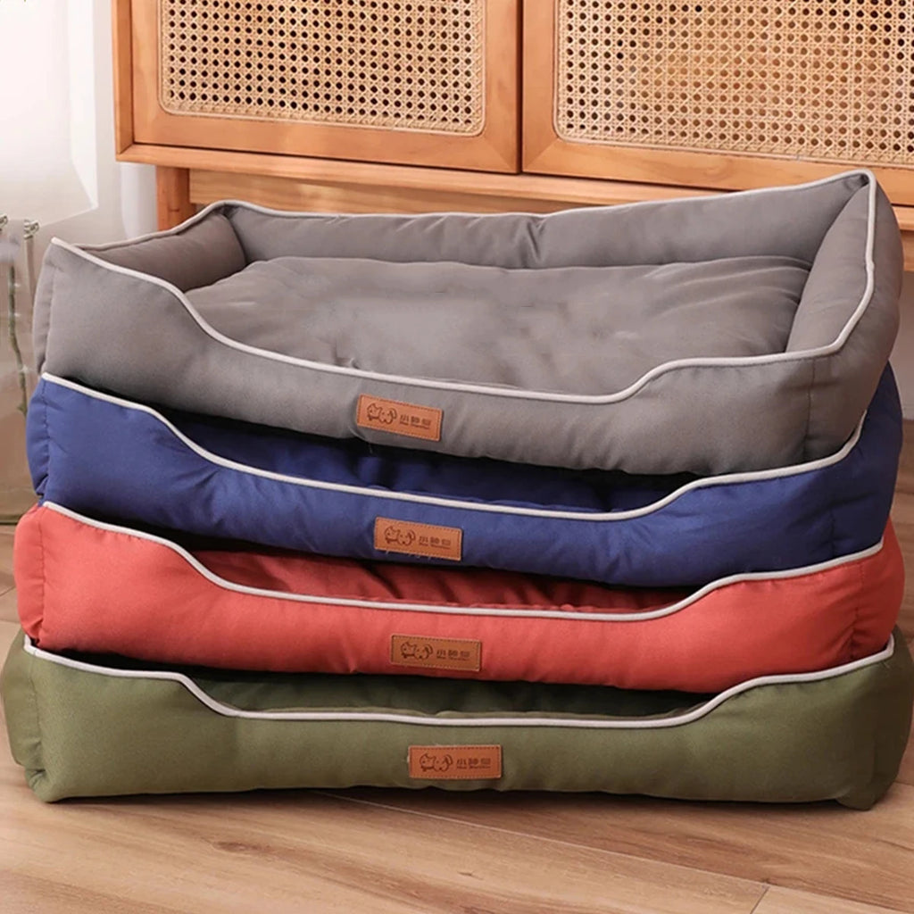 Four Season Rectangle Waterproof Pet Bed