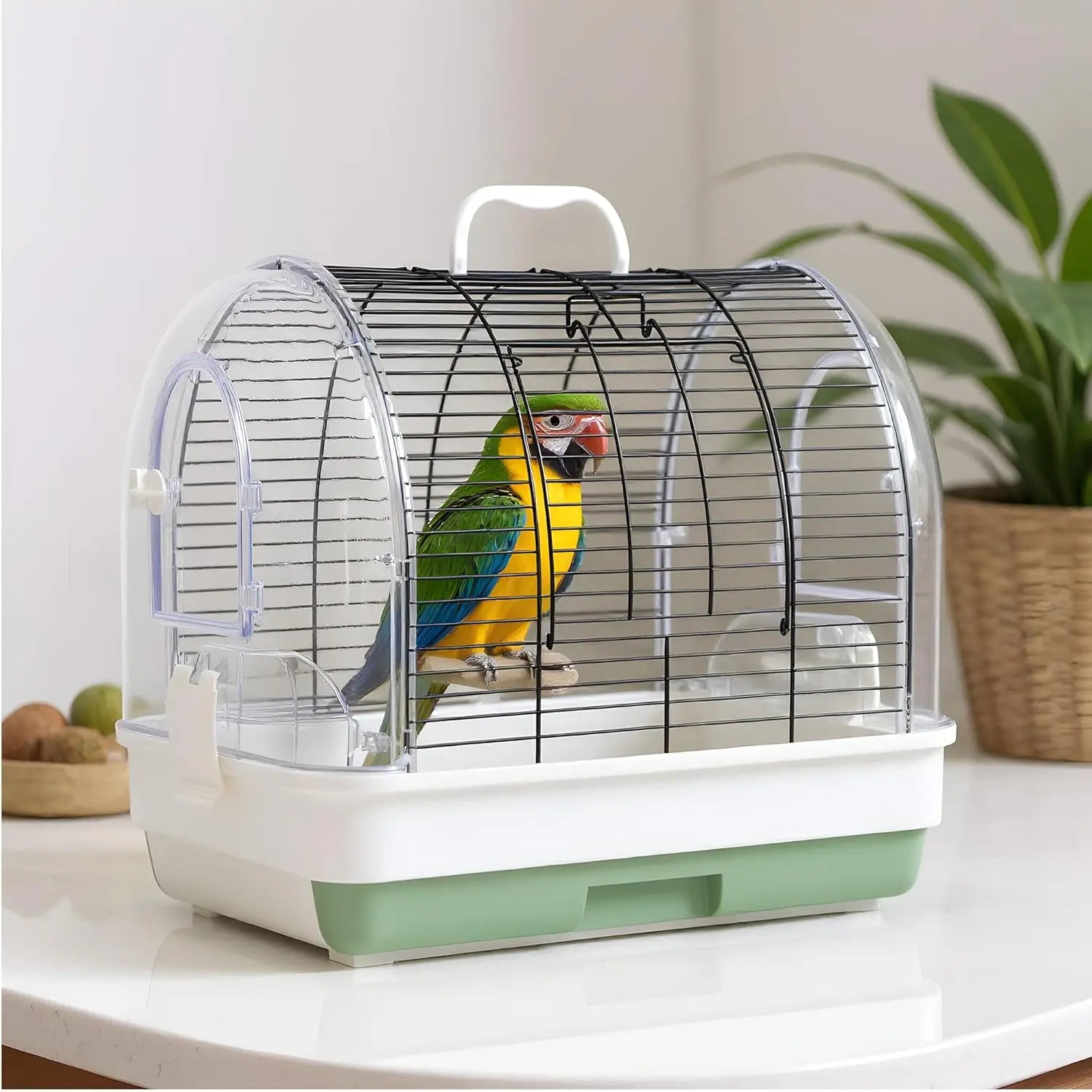 Portable Medium Bird Cage Travel Carrier