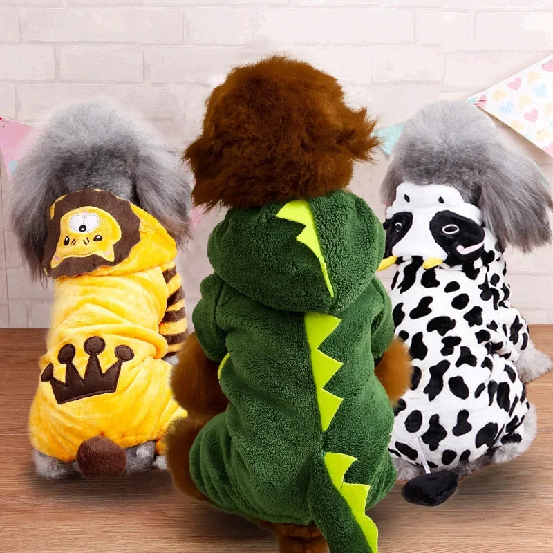 Pet Dog Cat Fleece Clothing Multiple Styles