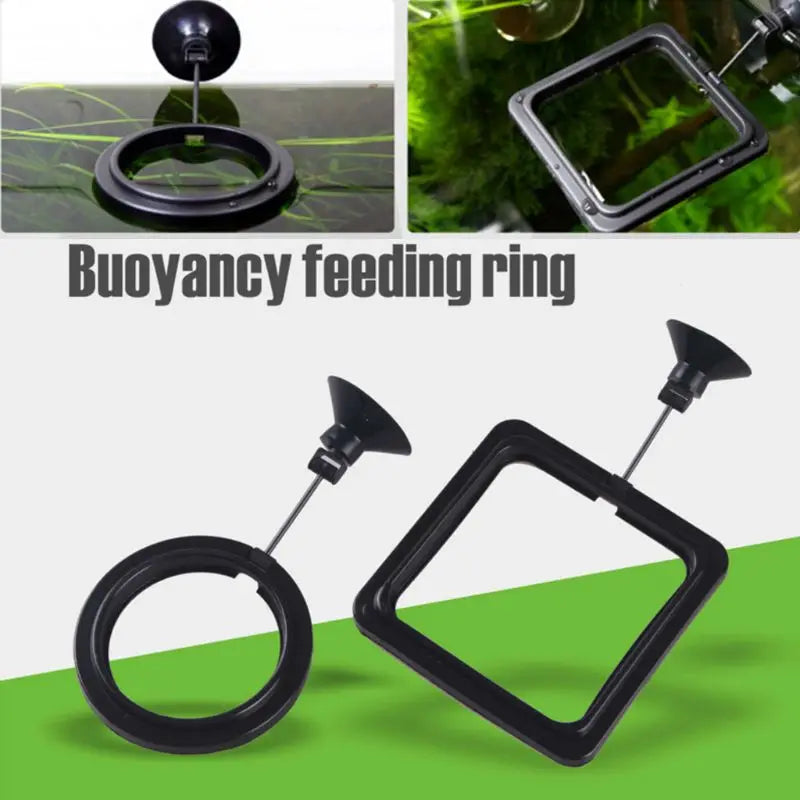 Floating Square Round Fish Tank Feeding Ring