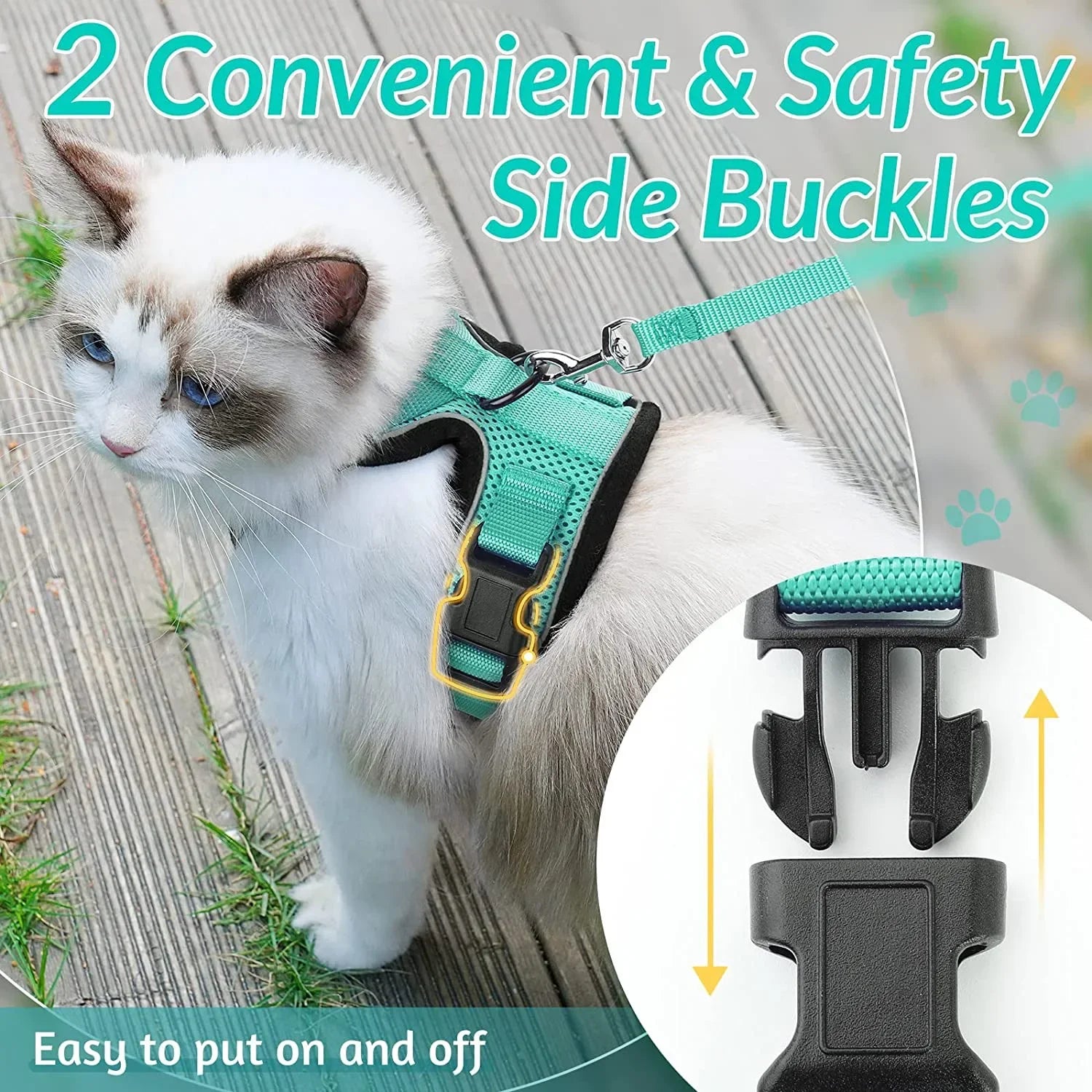 Cat Puppy Harness and Leash for Walking