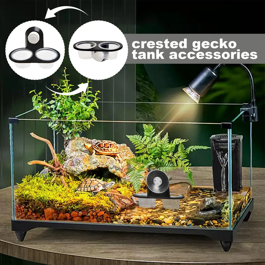 Reptile Food Water Bowl Dish
