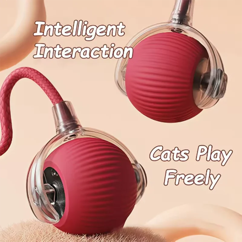 Interactive Cat Toy Automatic Teaser Ball