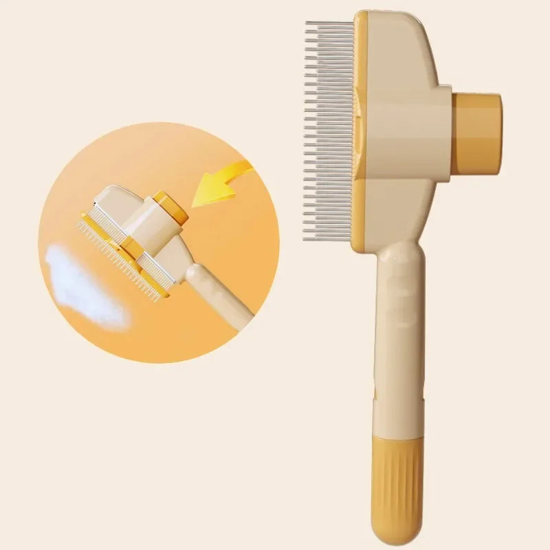 Pet Hair Remover One Button Brush