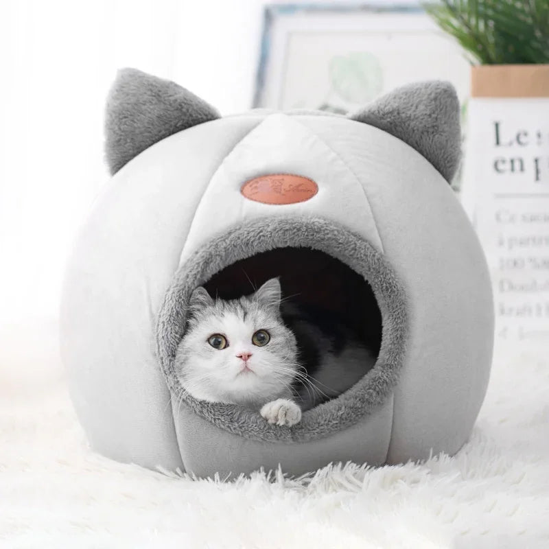 Deep Sleep Cat Bed Cozy Cave