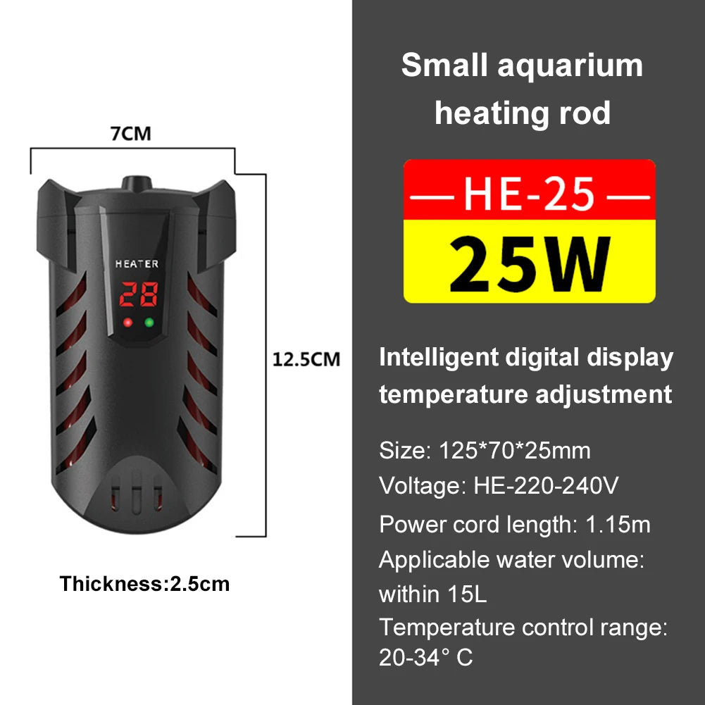 Submersible Fish Tank Heater with Suction Cups