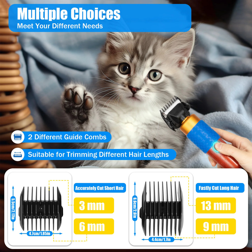 36W Professional Clipper Pet Hair Trimmer Kit