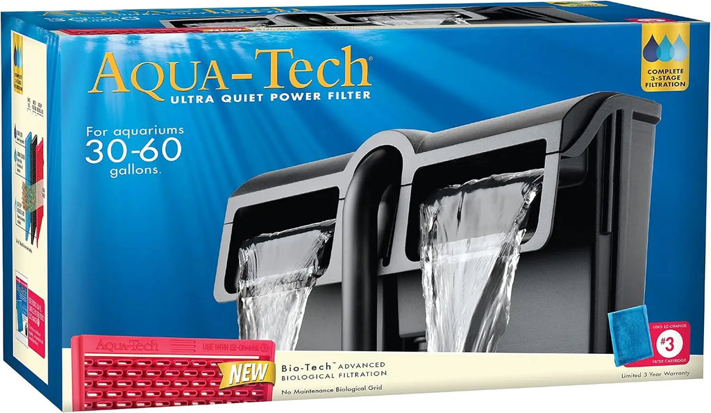 High-Efficiency Aquarium Filter for 30-60 Gallon Tanks