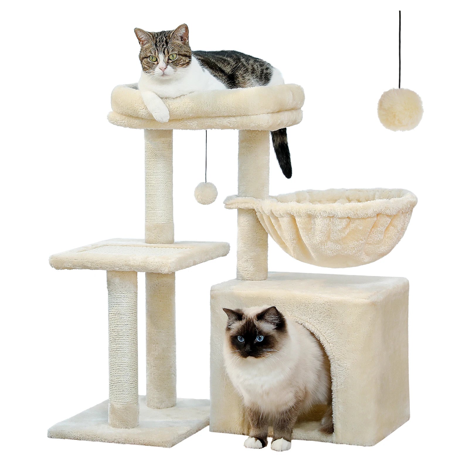 Cat Tree Tower for Indoor Cats 2 Styles