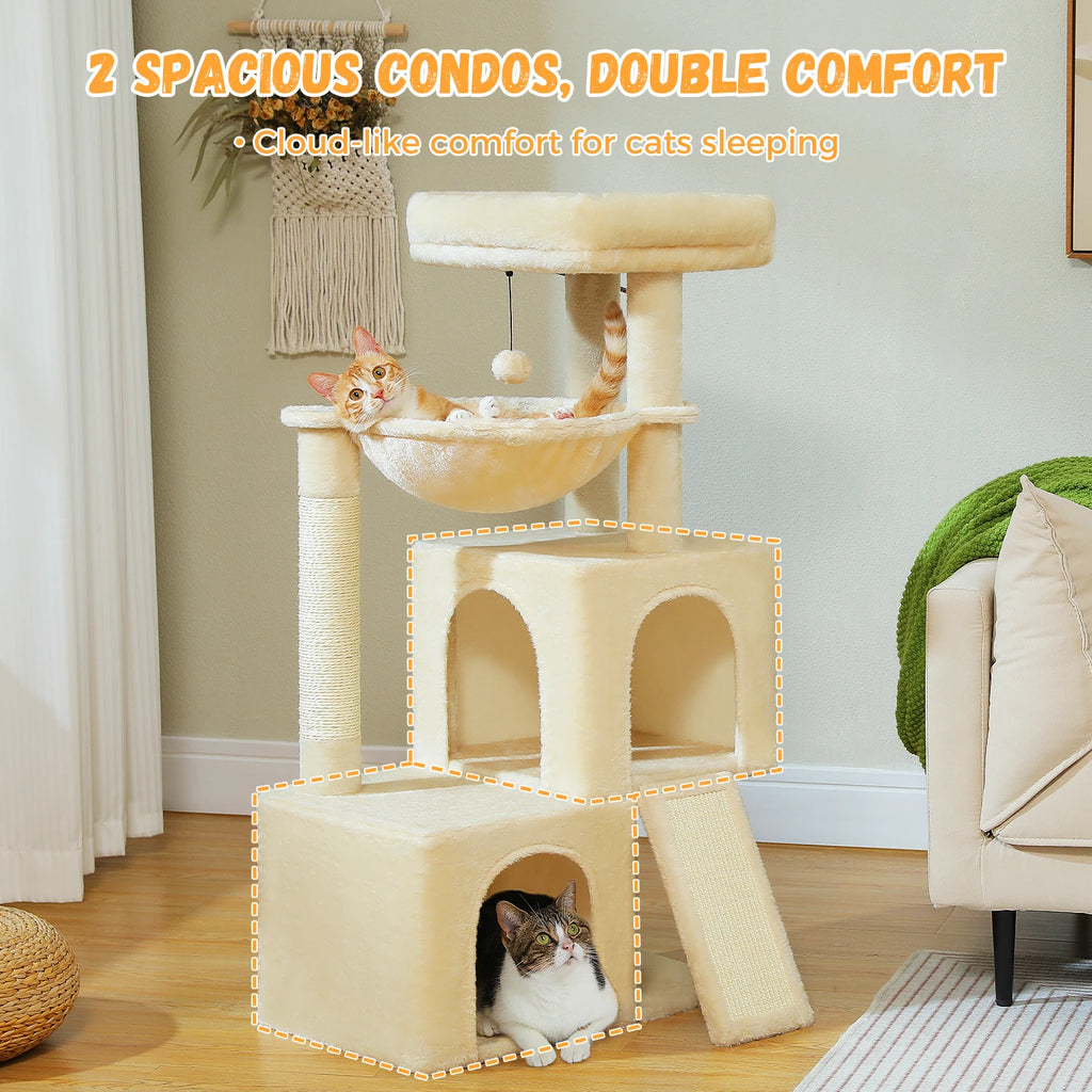 Large Cat Tree Tower for Indoor Cats