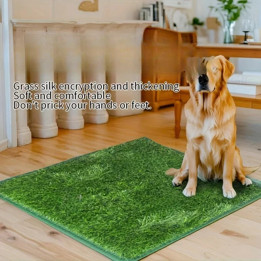 Simulation Lawn Toilet Training Mat Washable