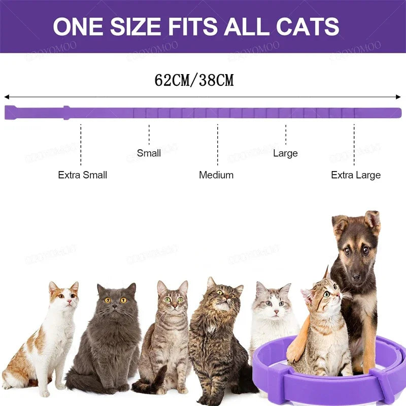 Dog Cat Adjustable Calming Pheromone Collar